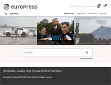 Tablet Screenshot of europress.hu